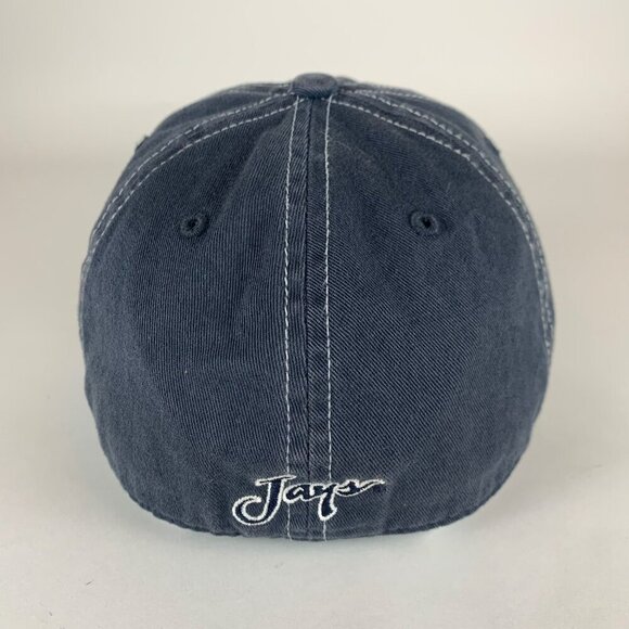 Creighton Blue Jays NCAA Navy Blue Twins Enterprise Franchise Fitted Hat Small - Picture 4 of 6